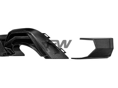 RW Carbon - Audi RS6 C8 Avant Carbon Fiber Diffuser audirs602 - Image 6