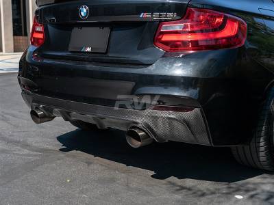 BMW F22 F23 3D Style Carbon Fiber Diffuser bmwf22016