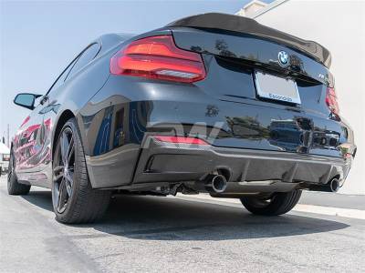 RW Carbon - BMW F22 F23 Exotics Style Carbon Fiber Rear Diffuser bmwf22007 - Image 4