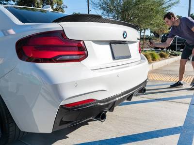 RW Carbon - BMW F22 F23 Exotics Style Carbon Fiber Rear Diffuser bmwf22007 - Image 5