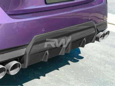 RW Carbon - BMW G42 2-Series Carbon Fiber Diffuser bmwg4205 - Image 3