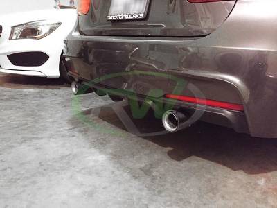 RW Carbon - BMW F30 F31 Performance Style Satin Black Diffuser bmwf30027 - Image 3