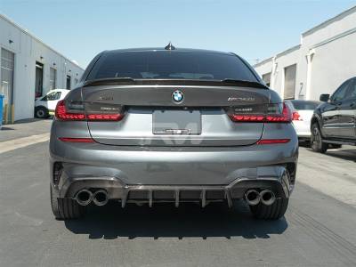 RW Carbon - BMW G20 DTM Carbon Fiber Rear Diffuser bmwg20027 - Image 4
