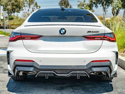 RW Carbon - BMW G22 G23 4-Series DTM Carbon Fiber Diffuser bmwg22017 - Image 2