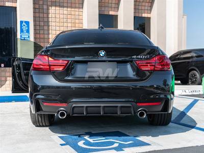 RW Carbon - BMW F32 F33 F36 Performance Style Black Diffuser bmwf32017 - Image 3