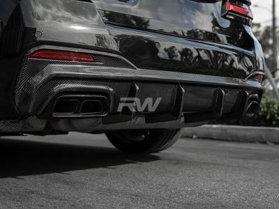 RW Carbon - BMW G30 5-Series LCI RWS Carbon Fiber Diffuser bmwg30030 - Image 3