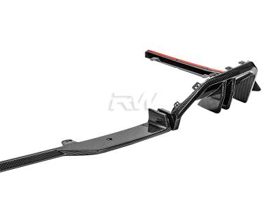 RW Carbon - BMW G60 5-Series Carbon Fiber Rear Diffuser bmwg6010 - Image 4