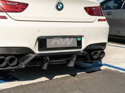 RW Carbon - BMW F06 F12 F13 M6 GTX Carbon Fiber Diffuser bmwf13002 - Image 4