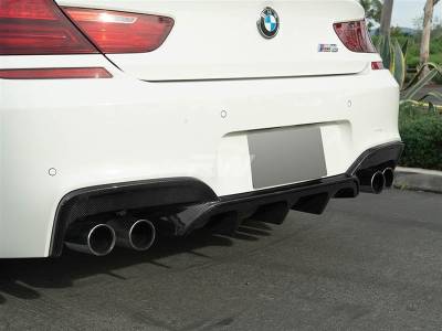 RW Carbon - BMW F06 F12 F13 640i 650i M6 Carbon Fiber Diffuser bmwf12010 - Image 2