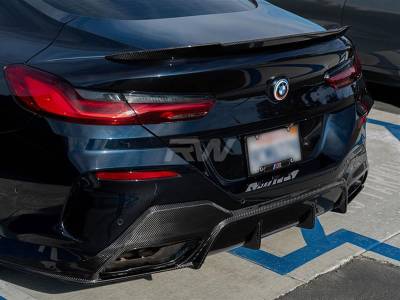 RW Carbon - BMW G16 8-Series 3D Style Carbon Fiber Diffuser bmwg1602 - Image 4