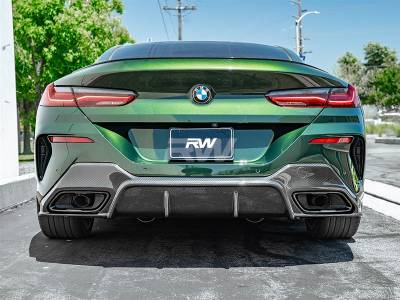 RW Carbon - BMW G14 G15 8-Series 3D Style Carbon Fiber Diffuser bmwg1407 - Image 2