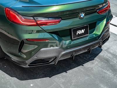 RW Carbon - BMW G14 G15 8-Series 3D Style Carbon Fiber Diffuser bmwg1407 - Image 4