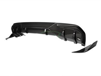 RW Carbon - BMW i4 Dry Carbon Fiber Rear Diffuser bmwi4001 - Image 5
