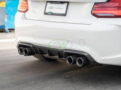 BMW F87 M2 Performance Style Carbon Fiber Diffuser bmwf8701