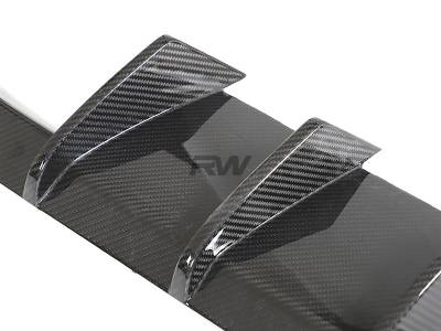 RW Carbon - BMW G87 M2 RWS Carbon Fiber 3 Piece Rear Diffuser bmwg8708 - Image 5