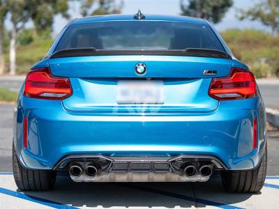 RW Carbon - BMW F87 M2 DTM Carbon Fiber Rear Diffuser bmwf8727 - Image 2