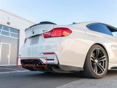 RW Carbon - BMW F8X M3 M4 Varis Style CF Rear Diffuser bmwf8x054 - Image 3
