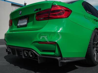 RW Carbon - BMW F8X M3 M4 Exotics V2 Style CF Rear Diffuser bmwf8x035 - Image 2