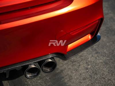 RW Carbon - BMW F8X M3 M4 3D Style Carbon Fiber Diffuser bmwf8x013 - Image 5