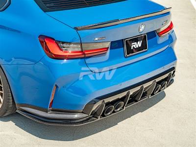 RW Carbon - BMW G80 M3 RWS Carbon Fiber Lower Diffuser bmwg80025 - Image 2
