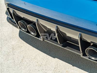 RW Carbon - BMW G80 M3 RWS Carbon Fiber Lower Diffuser bmwg80025 - Image 5