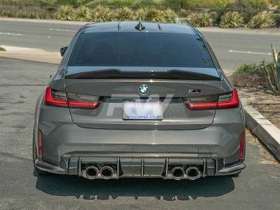 RW Carbon - BMW G80 M3 OEM Style Carbon Fiber Diffuser bmwg8003 - Image 2