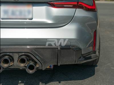 RW Carbon - BMW G8X M3/M4 Carbon Fiber Perf. Style Diffuser bmwg8010 - Image 3