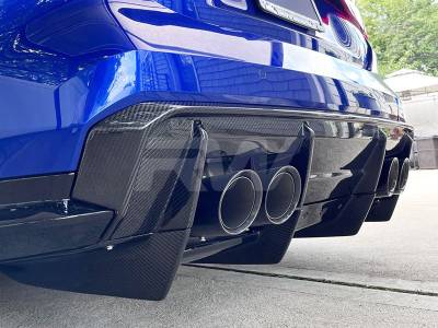 RW Carbon - BMW G80 M3 Carbon Fiber GTX Diffuser+Undertray bmwg80026 - Image 2