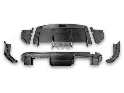 RW Carbon - BMW G80 M3 Carbon Fiber GTX Diffuser+Undertray bmwg80026 - Image 5