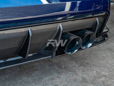 RW Carbon - BMW G82 G83 M4 RWS Carbon Fiber Lower Diffuser bmwg82015 - Image 3