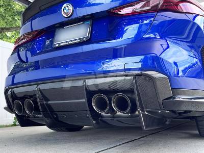 BMW G82 G83 M4 Carbon Fiber GTX Diffuser+Undertray bmwg8x031