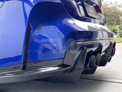 RW Carbon - BMW G82 G83 M4 Carbon Fiber GTX Diffuser+Undertray bmwg8x031 - Image 2