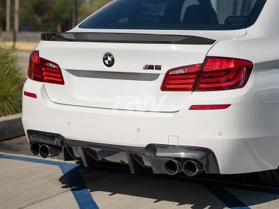 RW Carbon - BMW F10 M5 DTM Carbon Fiber Rear Diffuser bmwf10023 - Image 4