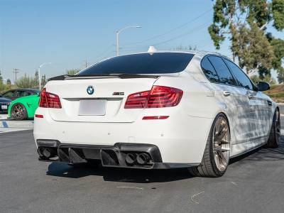 RW Carbon - BMW F10 M5 GTX Carbon Fiber Diffuser bmwf1067 - Image 2