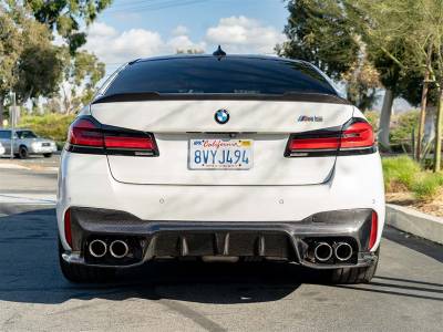 RW Carbon - BMW F90 M5 3D Style Carbon Fiber Diffuser bmwf9012 - Image 3