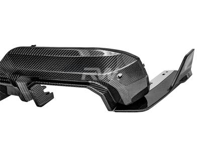 RW Carbon - BMW G01 X3 LCI SQ Style Carbon Fiber Diffuser bmwg01016 - Image 4