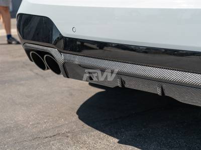 RW Carbon - BMW F97 X3M Carbon Fiber Diffuser bmwf9705 - Image 3