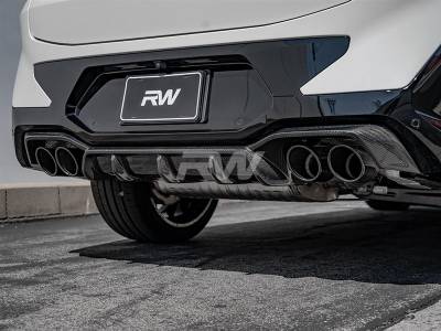 BMW F98 X4M Carbon Fiber DTM Diffuser bmwf9804