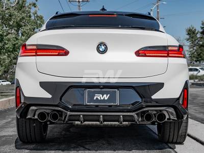 RW Carbon - BMW F98 X4M Carbon Fiber DTM Diffuser bmwf9804 - Image 4