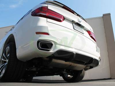 RW Carbon - BMW F15 X5 M Sport Carbon Fiber Rear Diffuser bmwf15015 - Image 2
