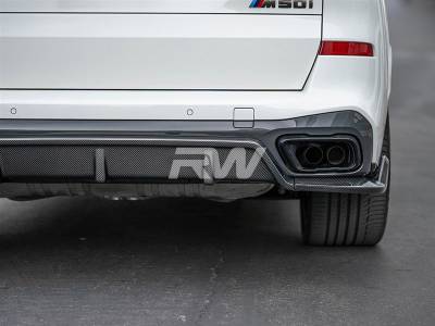 RW Carbon - BMW G05 X5 DTM Carbon Fiber Diffuser bmwg05012 - Image 3