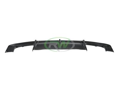 RW Carbon - BMW F85 X5M/F86 X6M Carbon Fiber Diffuser bmwf8501 - Image 6