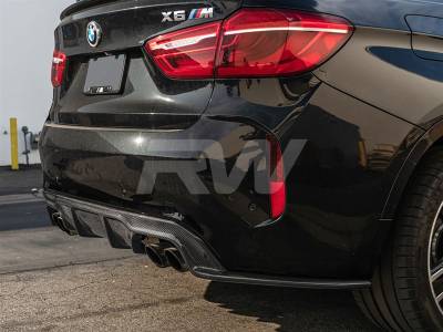 BMW F86 X6M 3D Style Carbon Fiber Diffuser bmwf8601