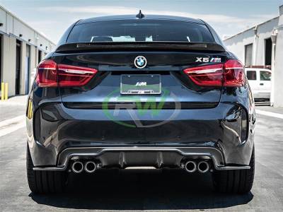 RW Carbon - BMW F86 X6M 3D Style Carbon Fiber Diffuser bmwf8601 - Image 2