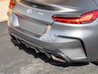 RW Carbon - BMW G29 Z4 Carbon Fiber Rear Diffuser bmwg2902 - Image 4