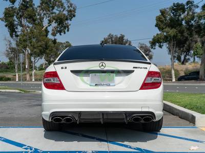 RW Carbon - Mercedes W204 C63 Arkym Style Carbon Fiber Diffuser mercw20418 - Image 3