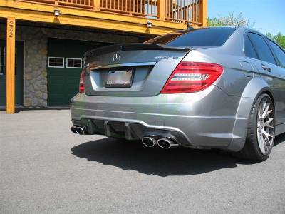 RW Carbon - Mercedes C63 AMG Big Fin Carbon Fiber Diffuser mercw20409 - Image 2