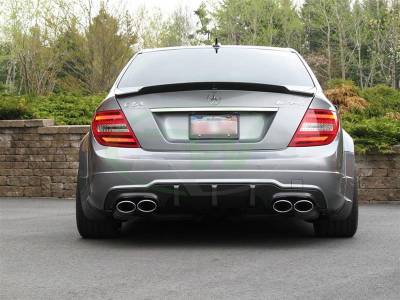 RW Carbon - Mercedes C63 AMG Big Fin Carbon Fiber Diffuser mercw20409 - Image 3