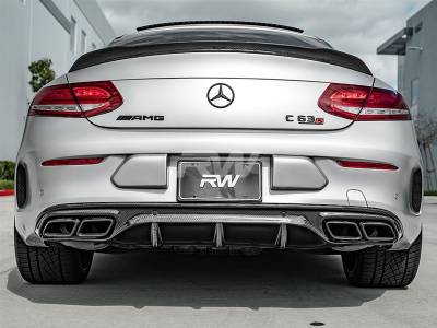 RW Carbon - Mercedes W205 C63/C63S Coupe CF Diffuser mercw20523 - Image 2