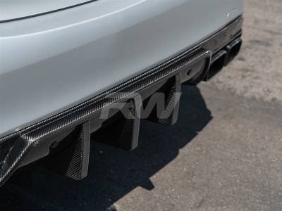 RW Carbon - Mercedes W205 C63/C63S Sedan 19+ DTM CF Diffuser mercw20541 - Image 2